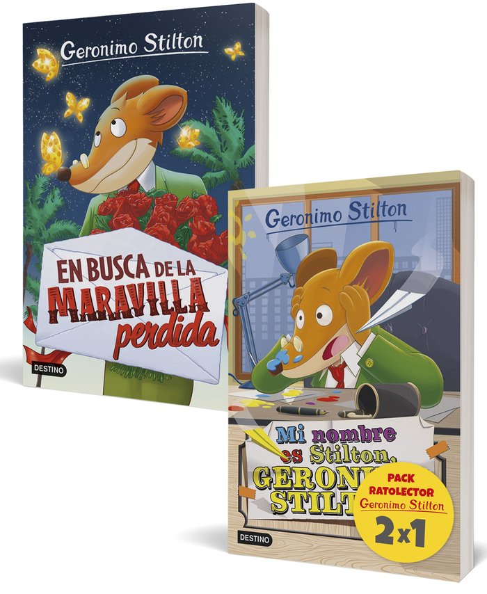 Geronimo stilton. Pack ratolector
