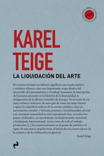 Liquidacion del arte,la