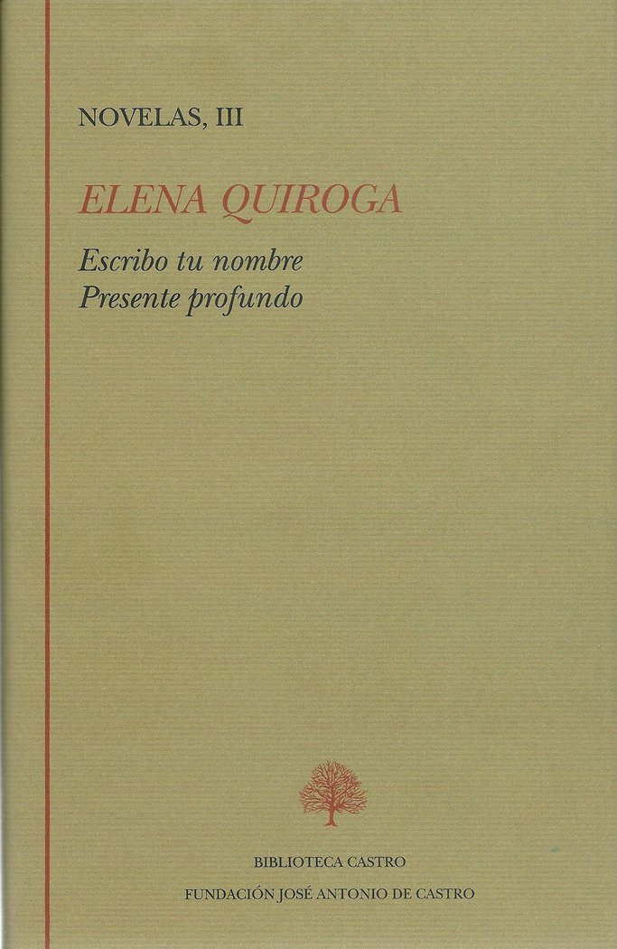 Escribo tu nombre ; Presente profundo