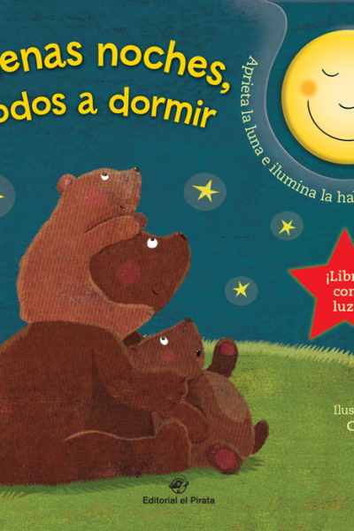 Buenas noches, todos a dormir - Cuento para ir a dormir con una luna que se ilumina
