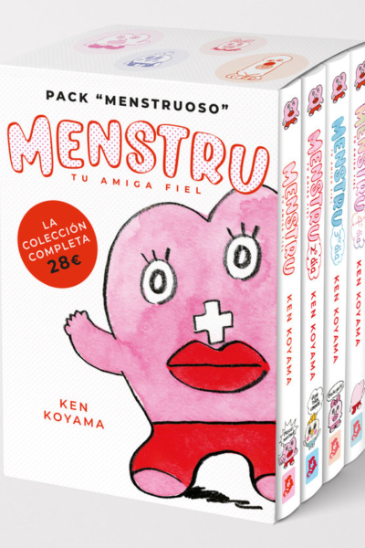 Pack menstruoso: Menstru, tu amiga fiel, vol.1-4