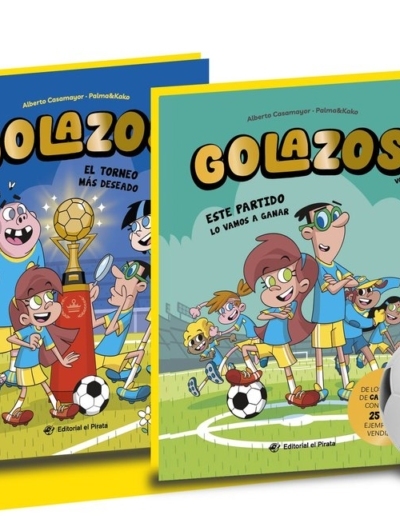 Estuche golazos: 2 Libros + pelota