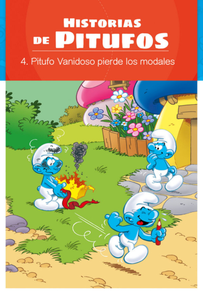 Los pitufos - historias de pitufos- pitufo vanidoso pierde sus modales