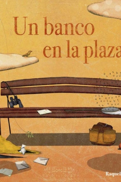 Un banco en la plaza